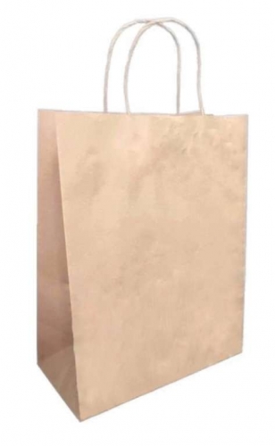 MP - SACOLA DE PAPEL 18 X 10 X 27 (PP1) LISO - PT.10UN