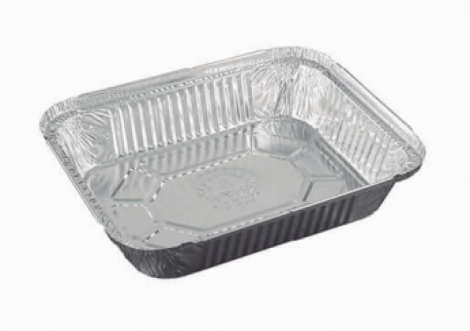 WYDA - BANDEJA ALUMINIO D5 1150 ML (221X175X49) - CX.100UN