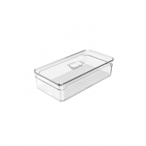OU - ORGANIZADOR DE GELADEIRA C/TAMPA CLEAR FRESH 2,8LTS - UN