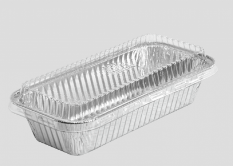 WYDA - BANDEJA ALUMINIO D10FS 650 ML B. INGLES TAMPA PET (212X102X45) - CX.50UN