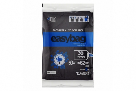 RMF - SACO PLASTICO EASY BAG EMBALADO 030 LT - FD.20X10UN