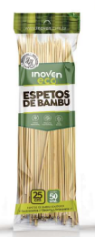 INOVEN - ESPETO BAMBU 25CM - CX.100X50UN