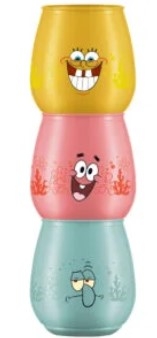 BANDEIRANTE - KIT ORGANIZADOR BOB ESPONJA 400ML - UN (1642)