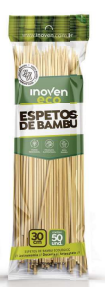 INOVEN - ESPETO BAMBU 30CM - CX.100X50UN