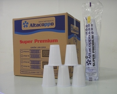 ALTACOPPO - COPO PP 500ML PREMIUM BRANCO - CX.20X50UN