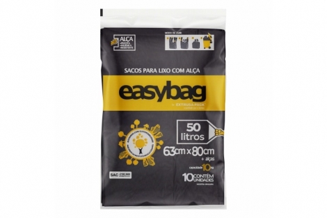 RMF - SACO PLASTICO EASY BAG EMBALADO 050 LT - PT.10UN