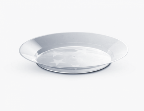 PLASTILANIA - PRATO MASTER 021 CRISTAL - CX.30X10UN