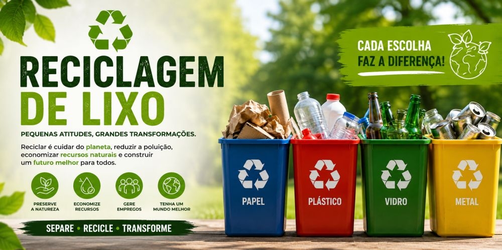 Reciclagem de Lixo: Como Transformar Resíduos em Futuro Reciclagem de Lixo: Como Transformar Resíduos em Futuro